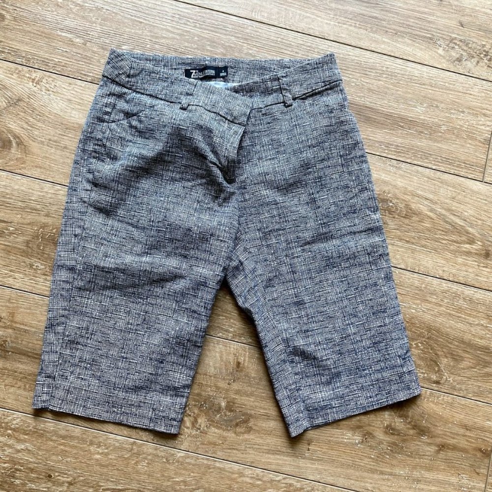 Black & White Bermuda Shorts Size 0